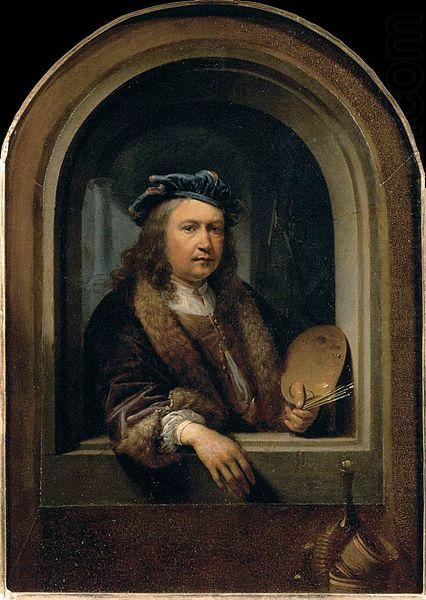 self-portrait with a Palette, Gerard Dou